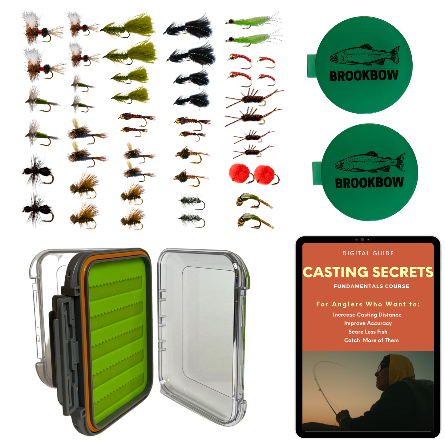 Guide's Stash 48-Piece Fly Fishing Flies Collection