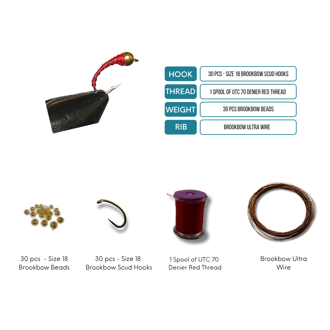 Woolly Bugger + Zebra Midge Tying Kit Bundle - 25% Off