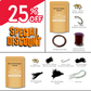 Woolly Bugger + Zebra Midge Tying Kit Bundle - 25% Off
