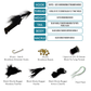 Woolly Bugger + Zebra Midge Tying Kit Bundle - 25% Off